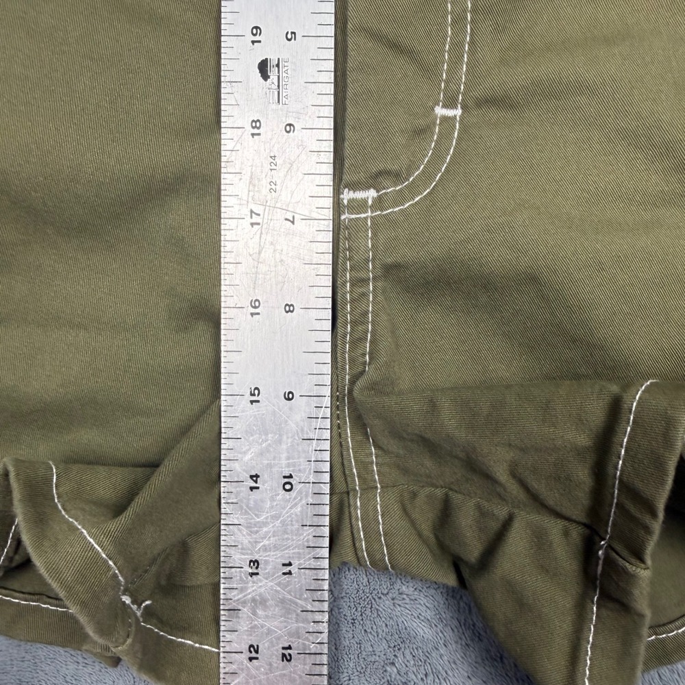 Dickies Carpenter Shorts Womens 25‎ Army Green Contrast Stitch Workwear - Picture 8 of 8